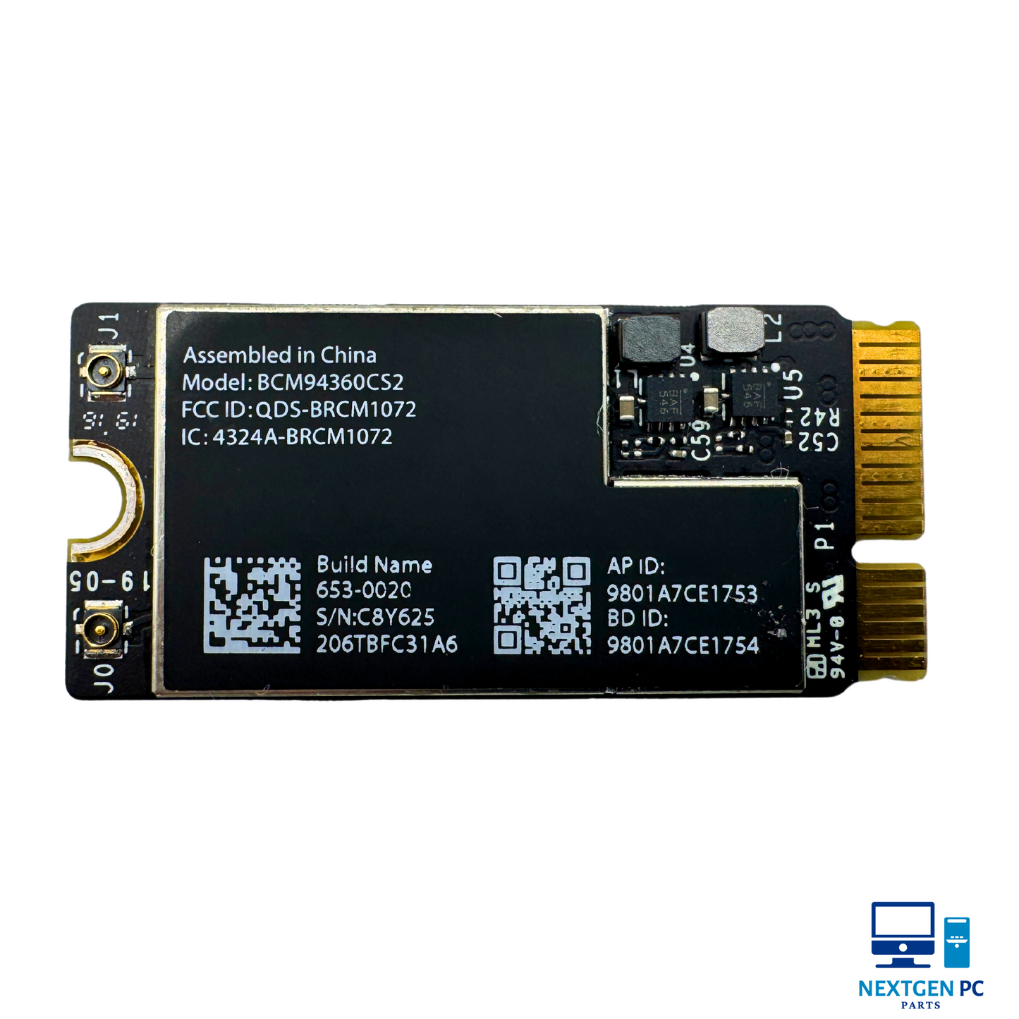 OEM Airport WiFi Bluetooth Card for MacBook Air 13" A1465 & A1466 (2013-2017)