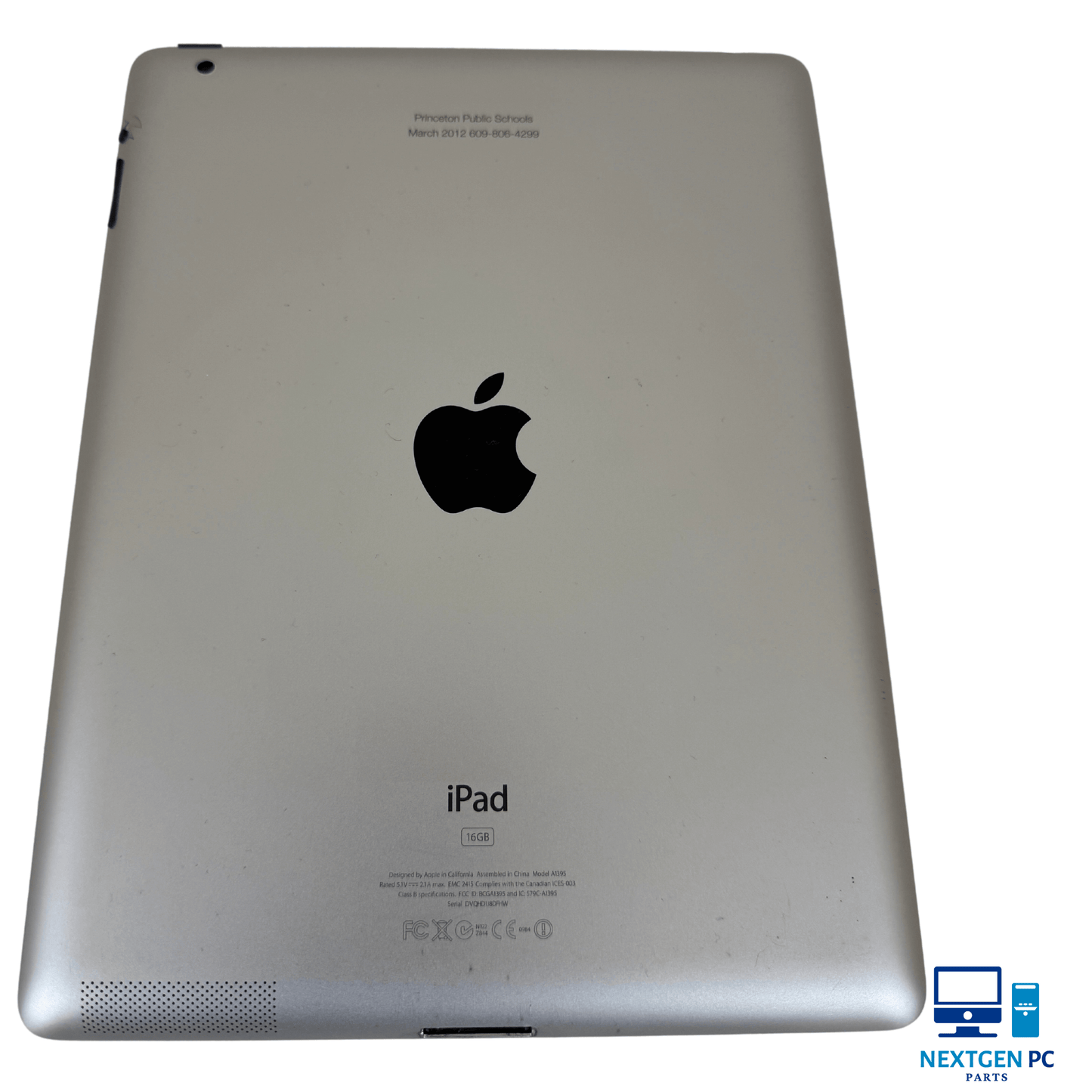 iPad 2nd Gen A1395 MC769LL/A 16GB 9.7" Wi-Fi Black iOS 9.3.5 - Grade A