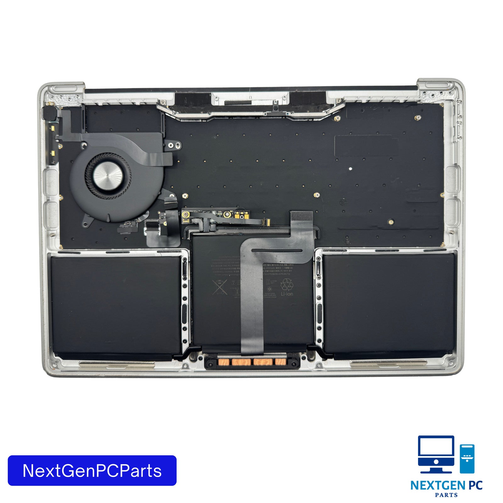 MacBook Pro 13 A1708 Top Case Keyboard Touchpad Battery Silver Grade A