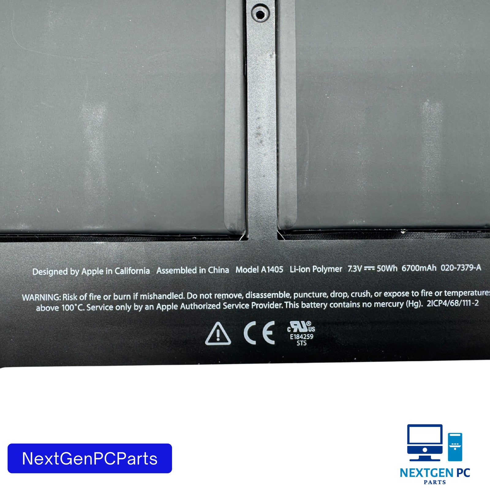 A1405 Battery for MacBook Air 13'' A1466 Mid 2012 2013, A1369 Late 2010 - Tested