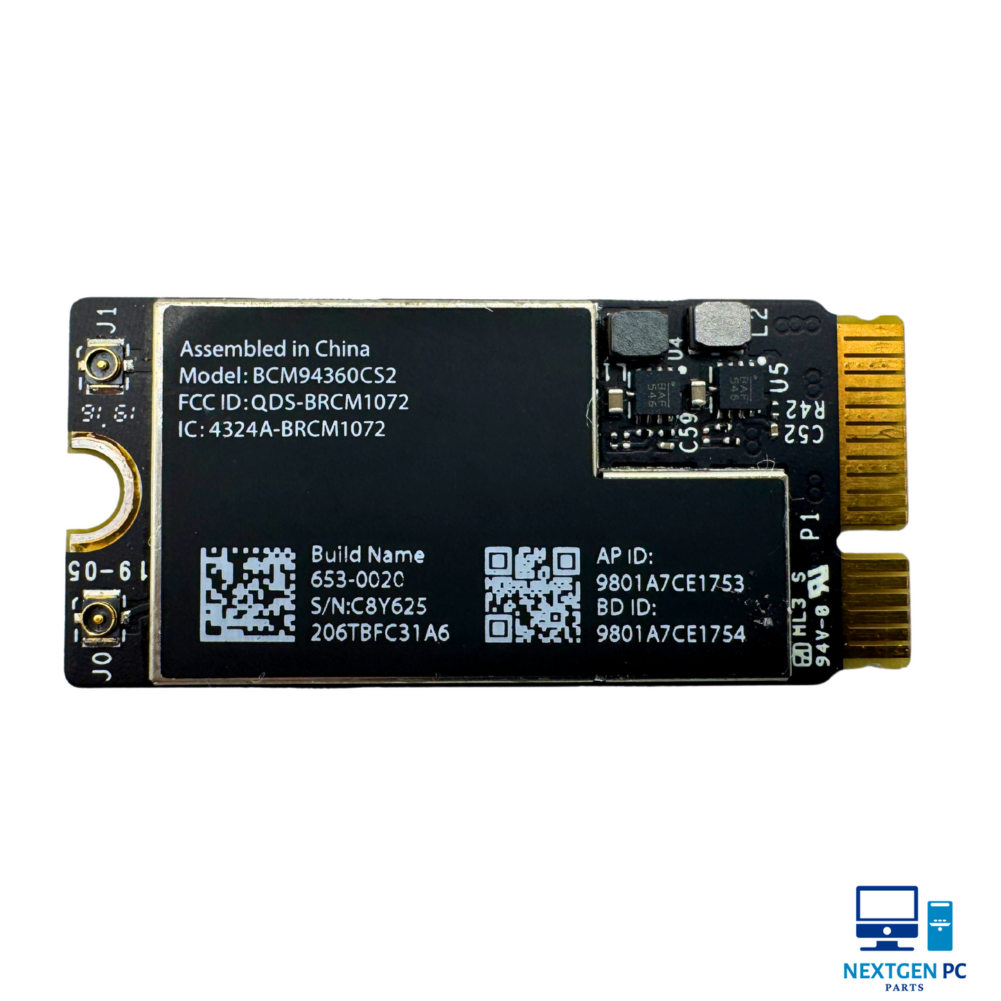 OEM Airport WiFi Bluetooth Card for MacBook Air 13" A1465 &amp; A1466 (2013-2017)