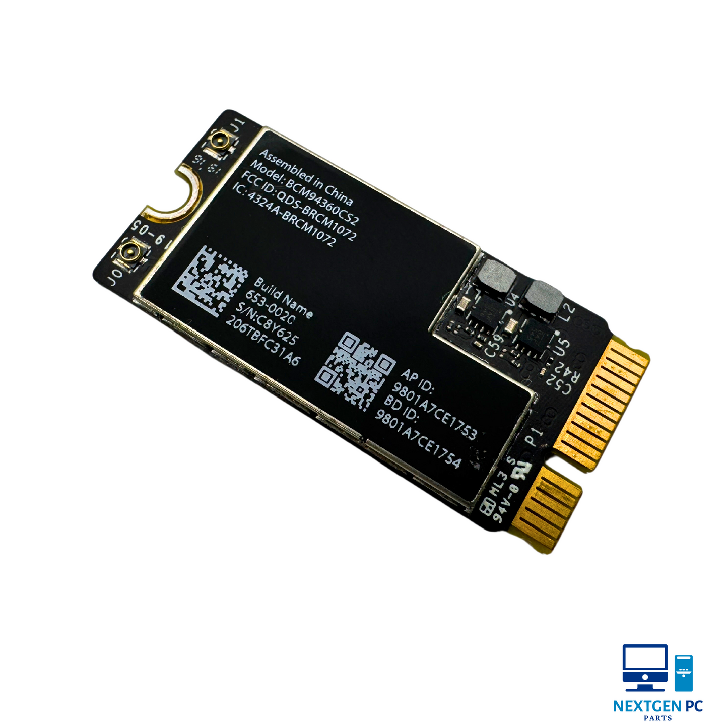 OEM Airport WiFi Bluetooth Card for MacBook Air 13" A1465 &amp; A1466 (2013-2017)