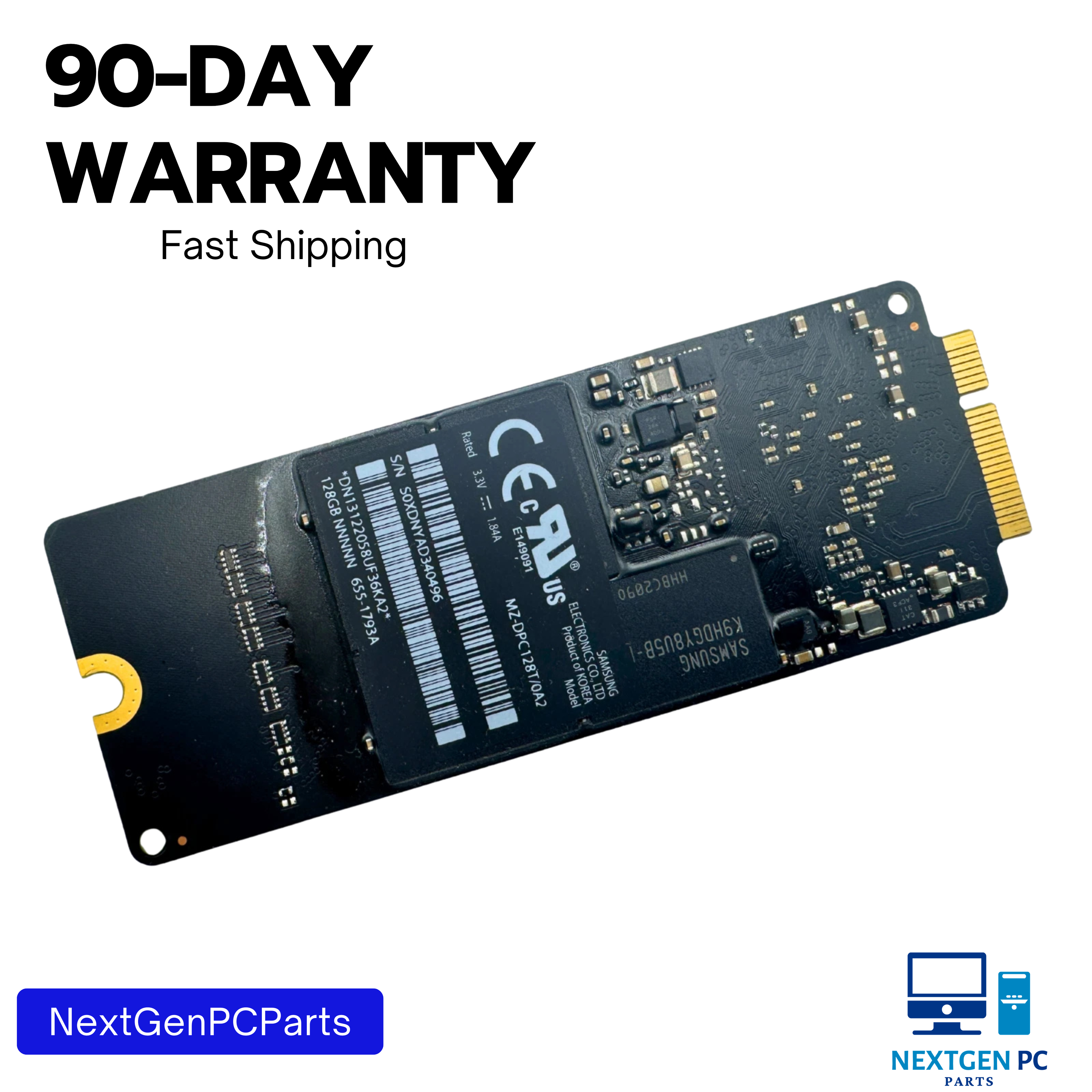 Apple / Samsung 128GB SSD MZ-DPC128T/0A2 655-1793A – MacBook Pro / iMac Blade Dr