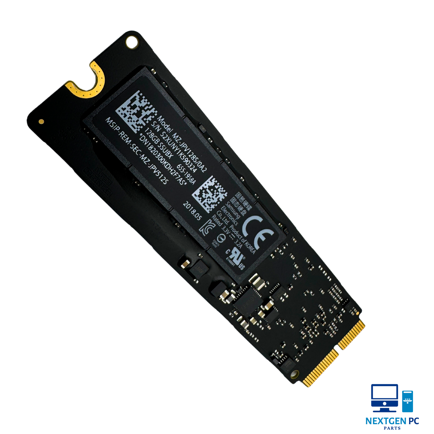 MacBook Air A1466 2015/2017 Samsung 128GB SSD MZ-JPV128S/0A2, 655-1958A