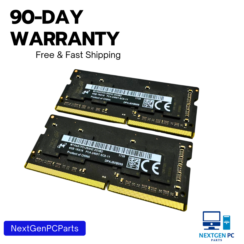 Apple Micron 8GB (2x4GB) 1Rx16 PC4 DDR4 2400MHz Memory RAM MTA4ATF51264HZ-2G3B2