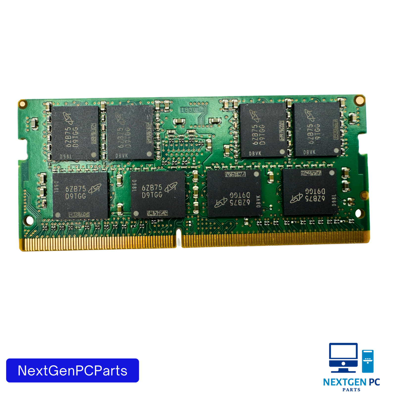 Lot of 4 - Micron 32GB(8 x 4) DDR4 Laptop Memory MTA16ATF2G64HZ-2G6E1 PC4-2400T
