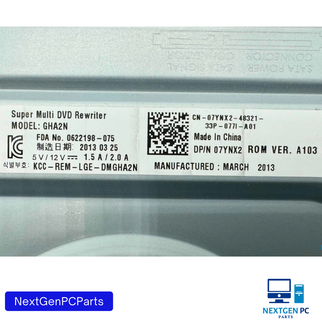 Hitachi LG GHA2N Super Multi DVD Rewriter SATA Optical Drive