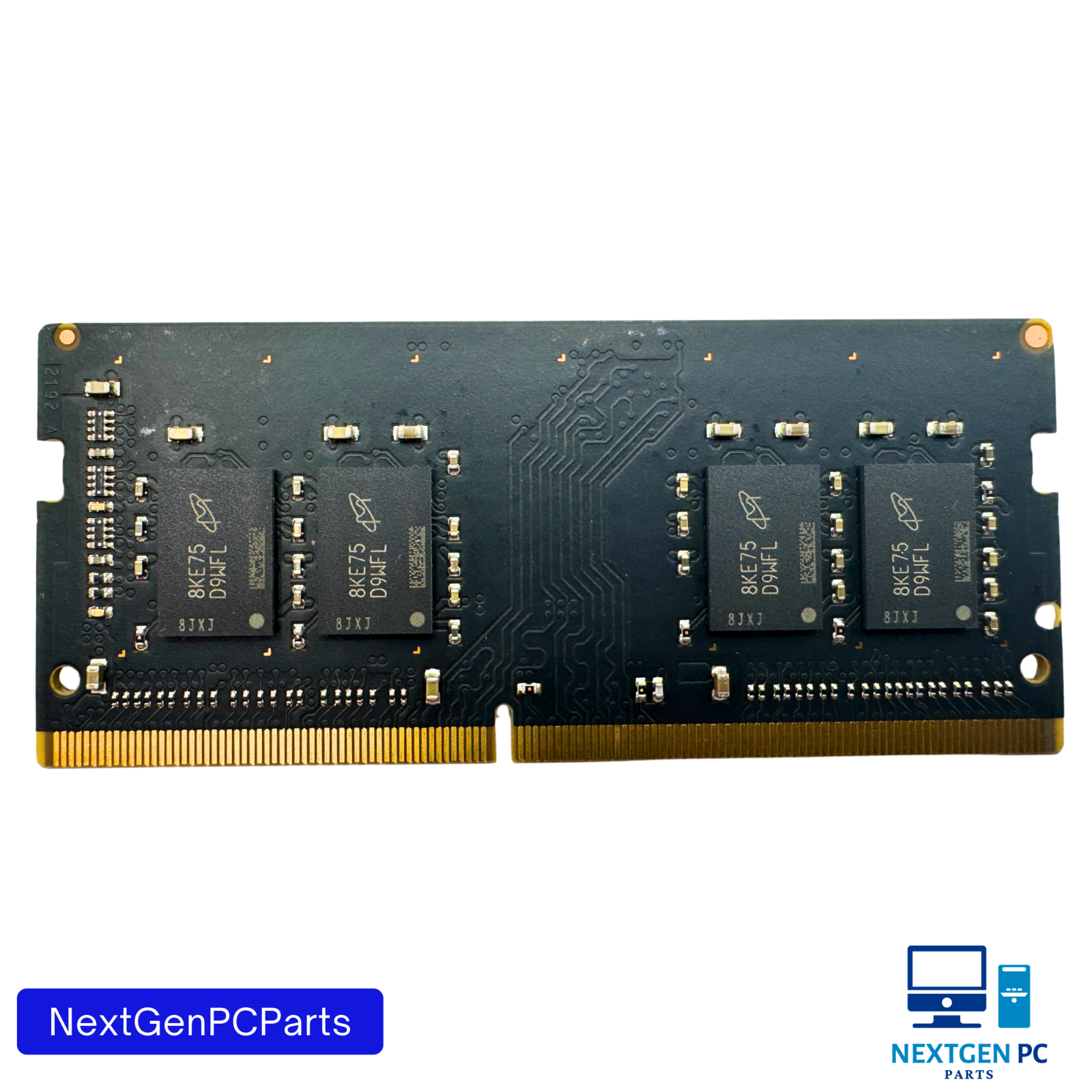 Lot of 2 - Micron 8GB DDR4 Laptop Memory MTA8ATF1G64HZ-2G3E2 PC4-2400T SODIMM