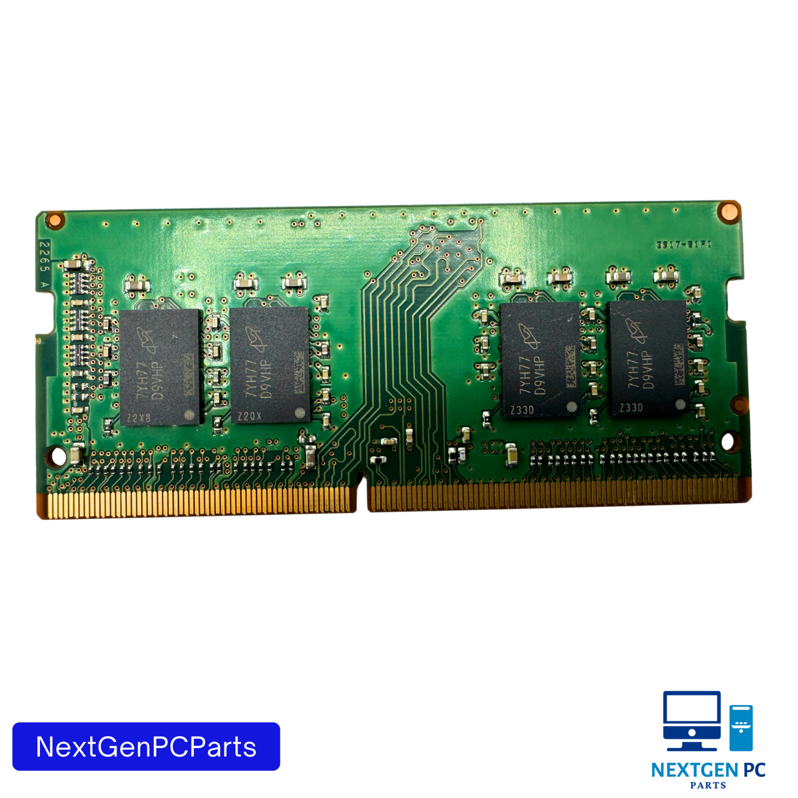 Lot of 4 – Micron 32GB (8x4GB) DDR4 Laptop Memory MTA16ATF2G64HZ Mixed Modules