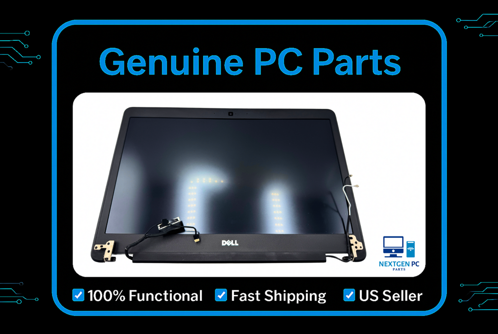 Dell Latitude E7440 14" LCD Screen Assembly Silver Complete