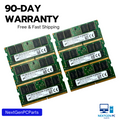Lot of 6 Micron 8GB DDR4 Laptop RAM 2133 MHz 2rx8 MTA16ATF1G64HZ-2G1B1