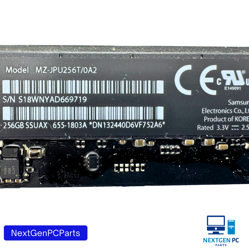 MacBook Air A1466 Samsung 256GB SSD  655-1803A MZ-JPU256T/0A2 2013 2014