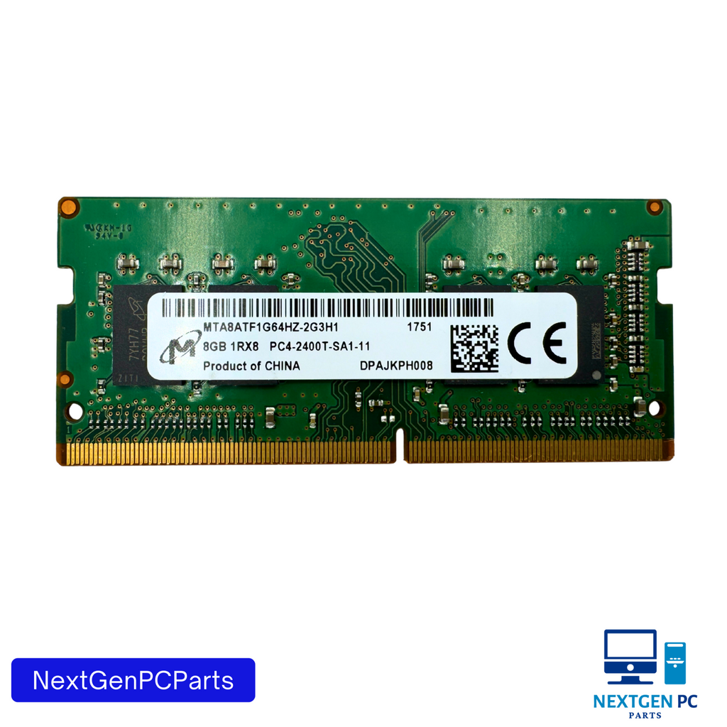 Lot of 4 – Micron 32GB (8x4GB) DDR4 Laptop Memory MTA16ATF2G64HZ Mixed Modules