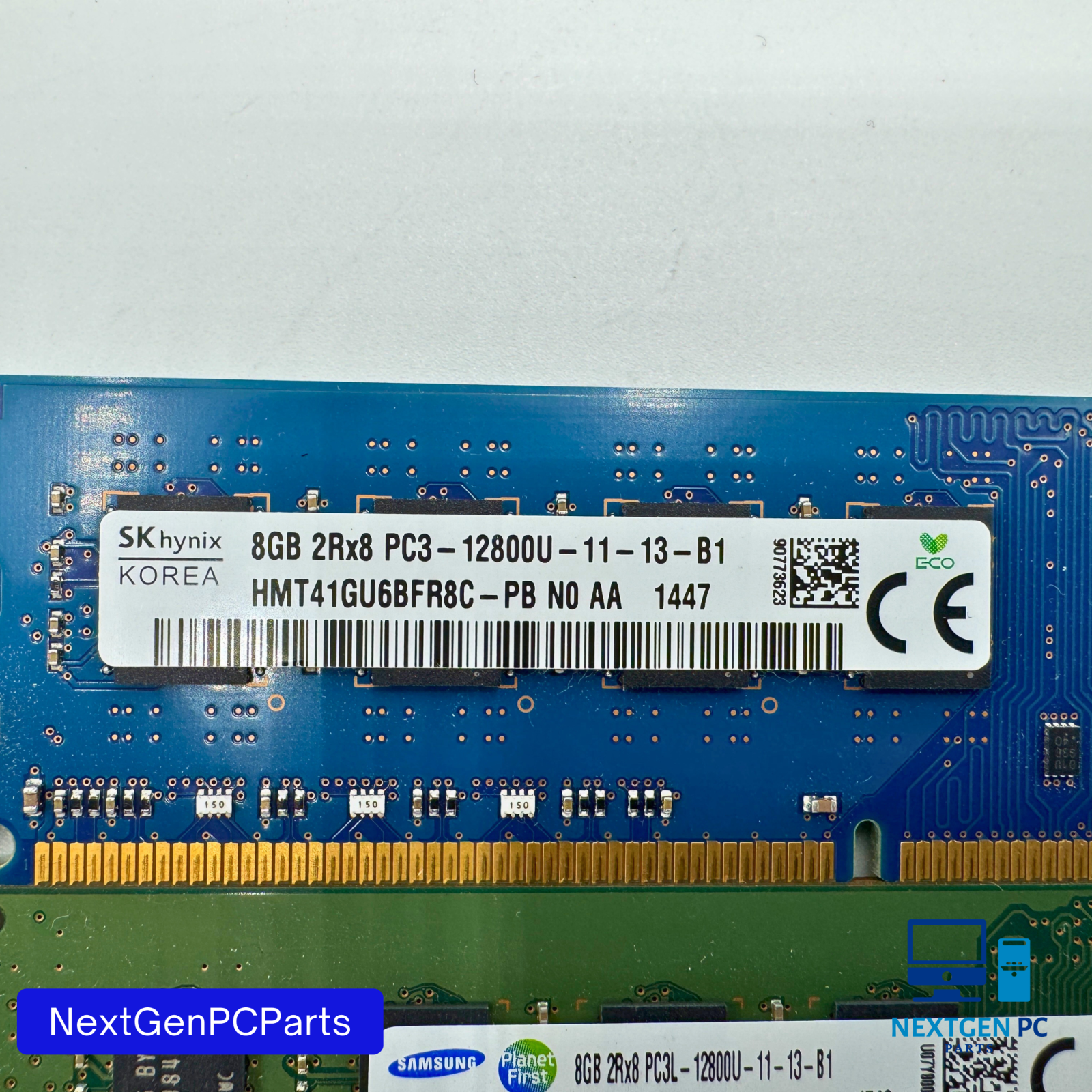 Lot of 5x 8GB DDR3 PC3-12800U 1600MHz Desktop RAM Mixed Samsung Hynix