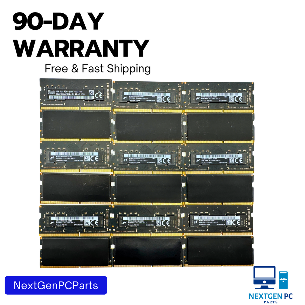 Lot of 18 8GB DDR4 SoDIMM 2400 1Rx8 2Rx8 SK Hynix Micron Laptop RAM Tested