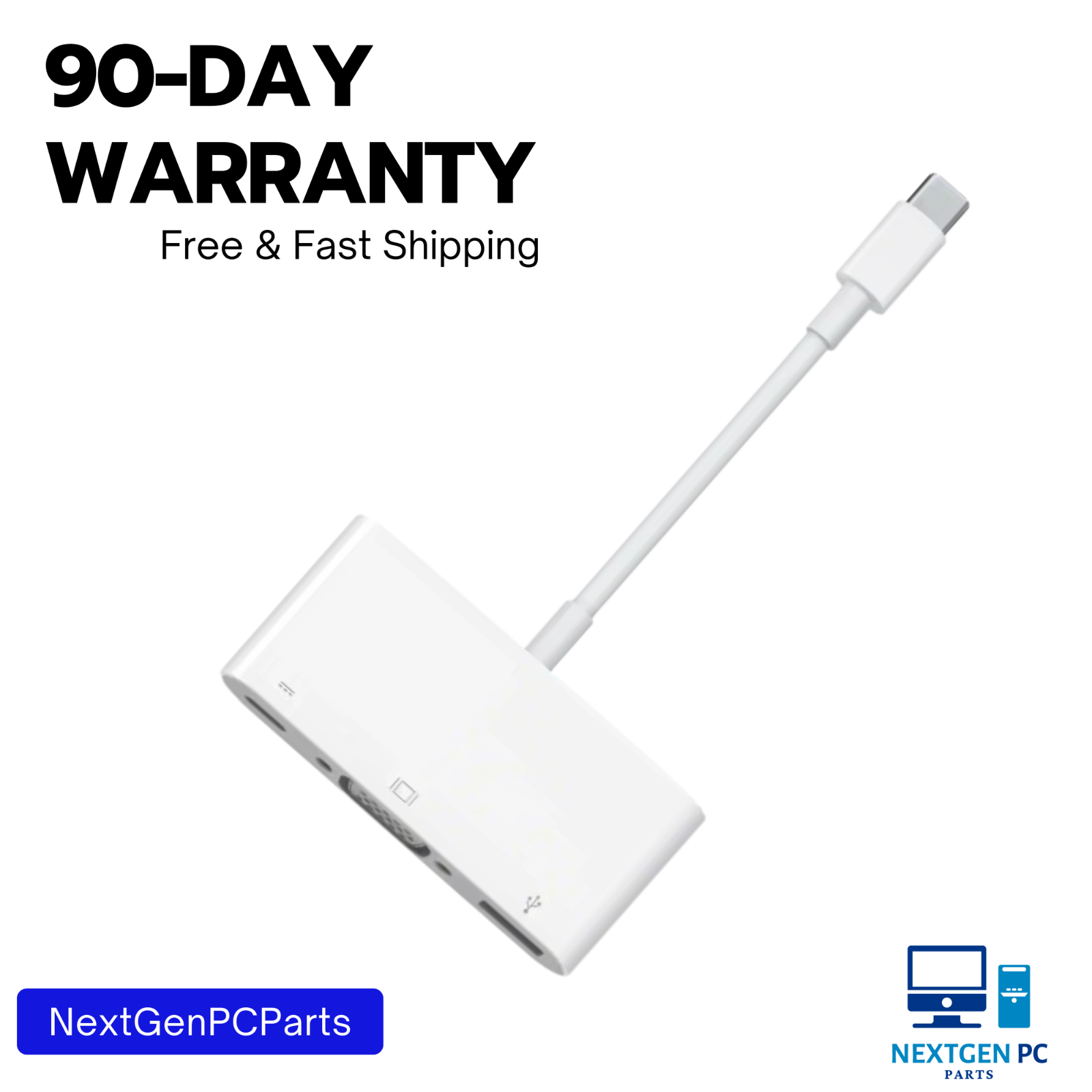 Original Apple USB-C to VGA Multiport Adapter
