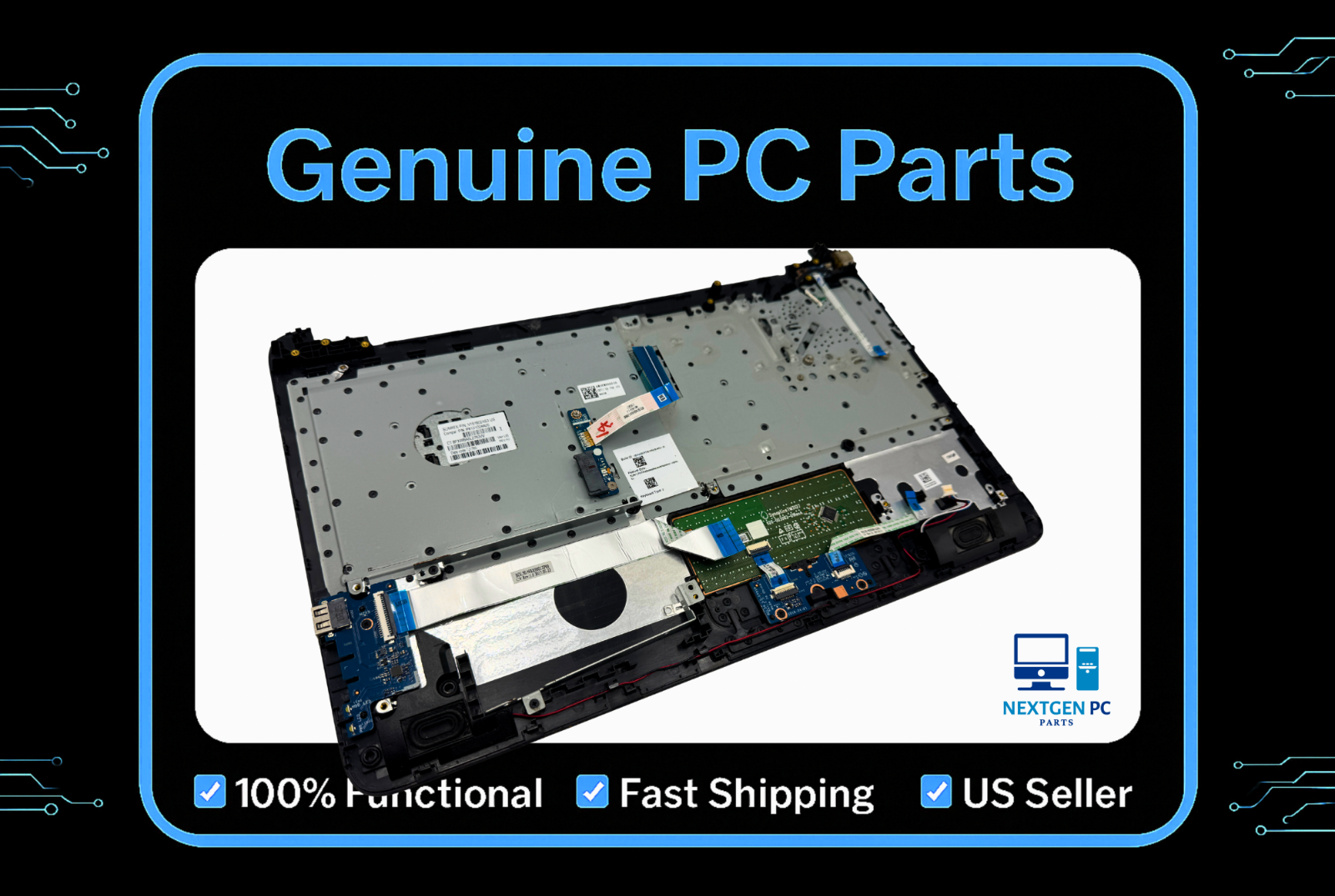 HP 255 G5 15.6" Genuine Palmrest w/Keyboard Touchpad