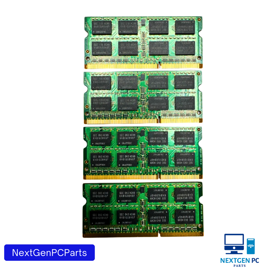 Samsung 8GB (4x2GB) 2Rx8 PC3-10600S DDR3 Laptop Memory RAM M471B5673FH0-CH9