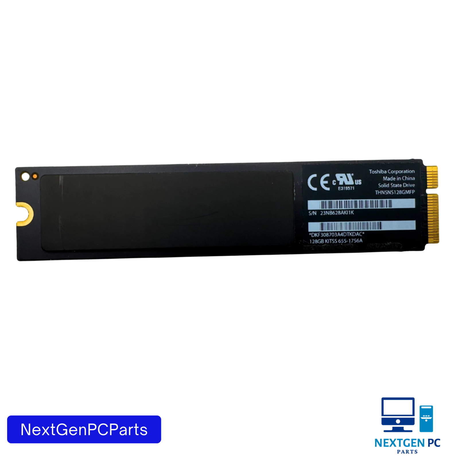 128GB SSD Toshiba Apple MacBook Air 11" A1465 13" A1466 655-1756A Mid 2012