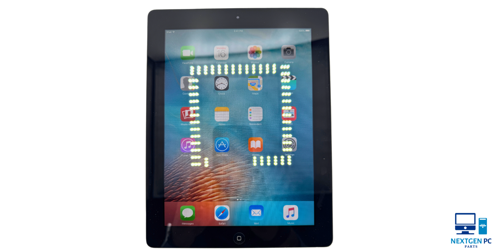 Apple iPad 2nd Gen A1395 MC769LL/A 16GB 9.7" Wi-Fi Black IOS 9.3.5 -Grade A