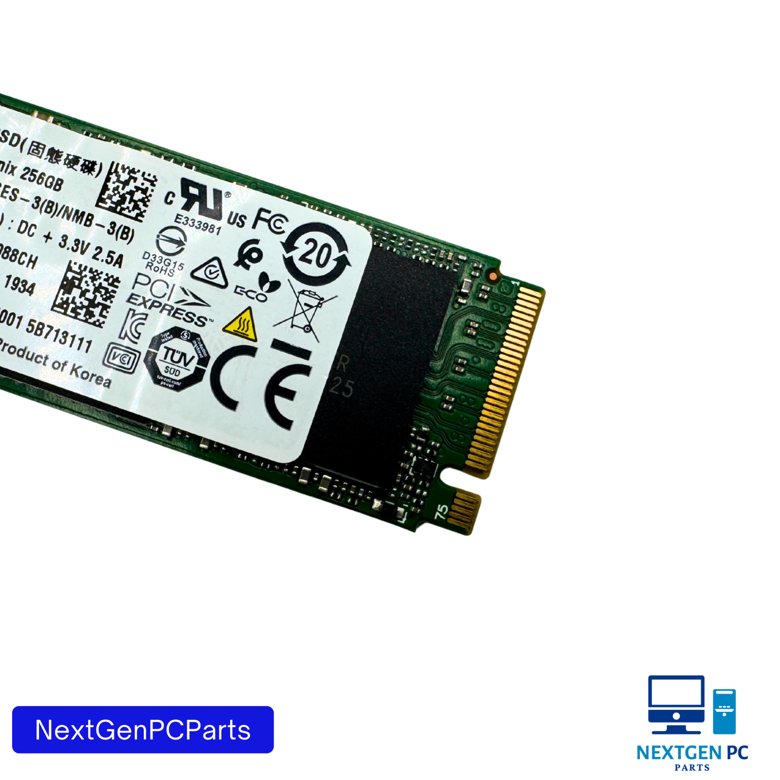 SK Hynix 256GB NVMe PCIe Gen3 x4 M.2 2280 SSD HFS256GD9TNG Tested Fast Drive
