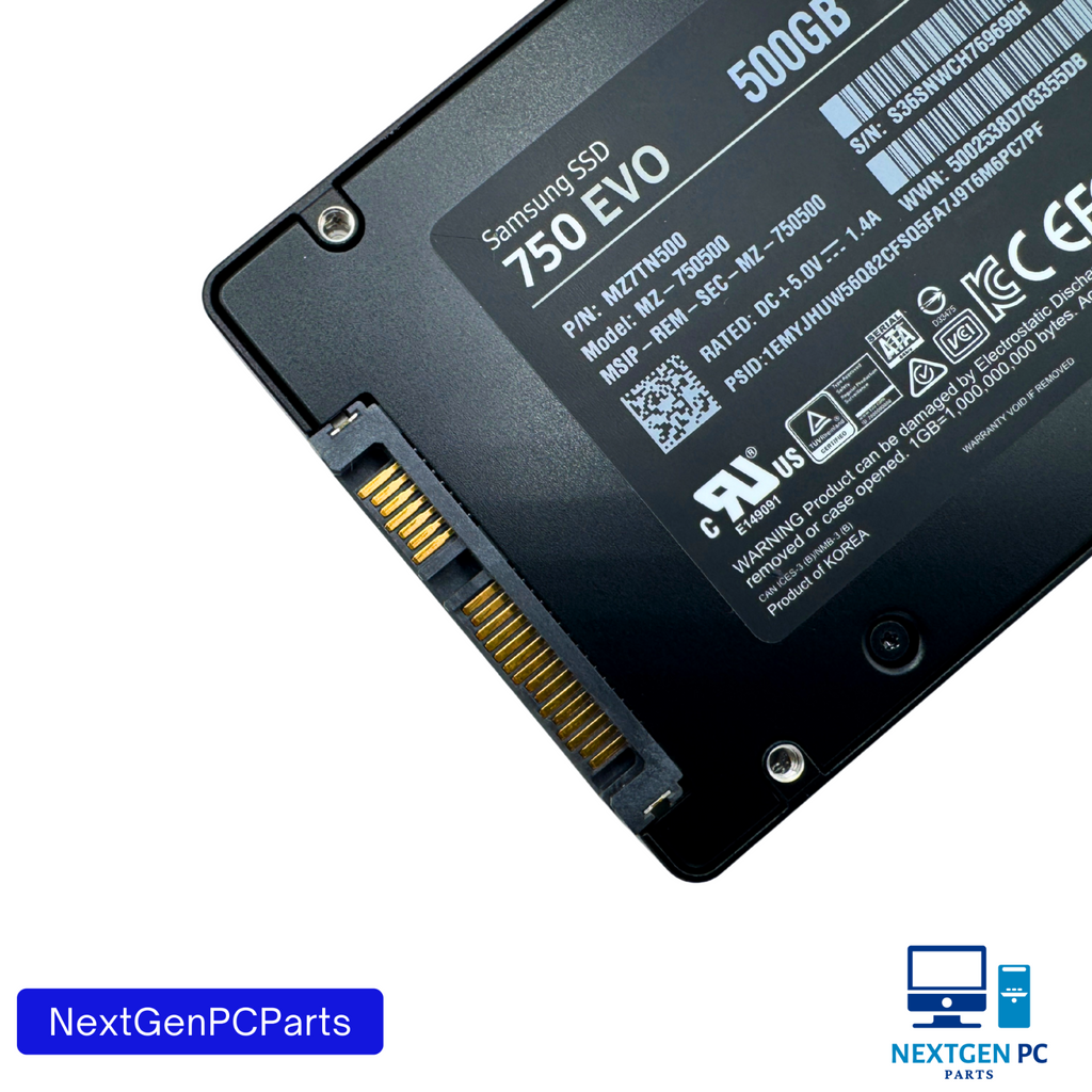 Samsung 750 EVO 500GB SATA III SSD 2.5" Solid State Drive MZ7TN500
