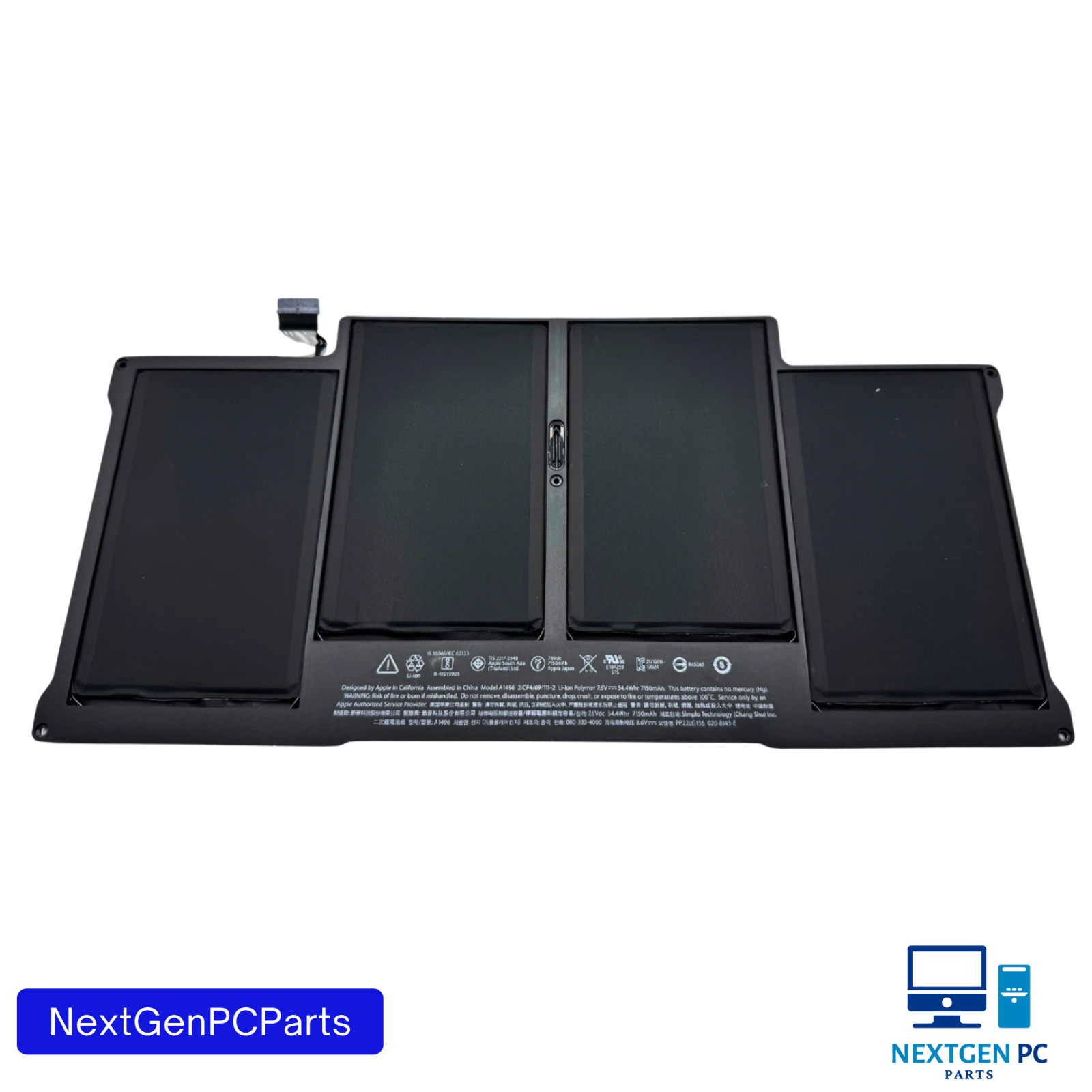 A1496 Battery for Apple MacBook Air 13'' A1466 2013 2014 2015 & 2017