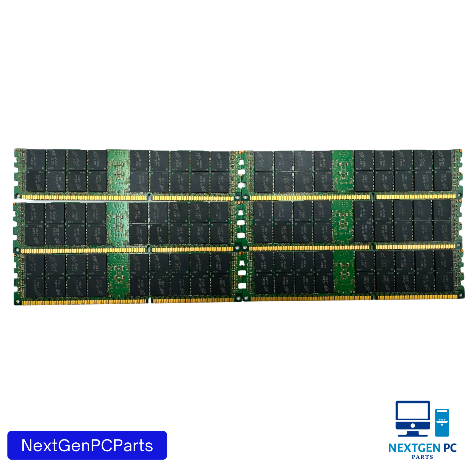 Lot of 6x16GB 96GB DDR3 PC3L-10600R ECC REG Server RAM 2Rx4 Micron Crucial