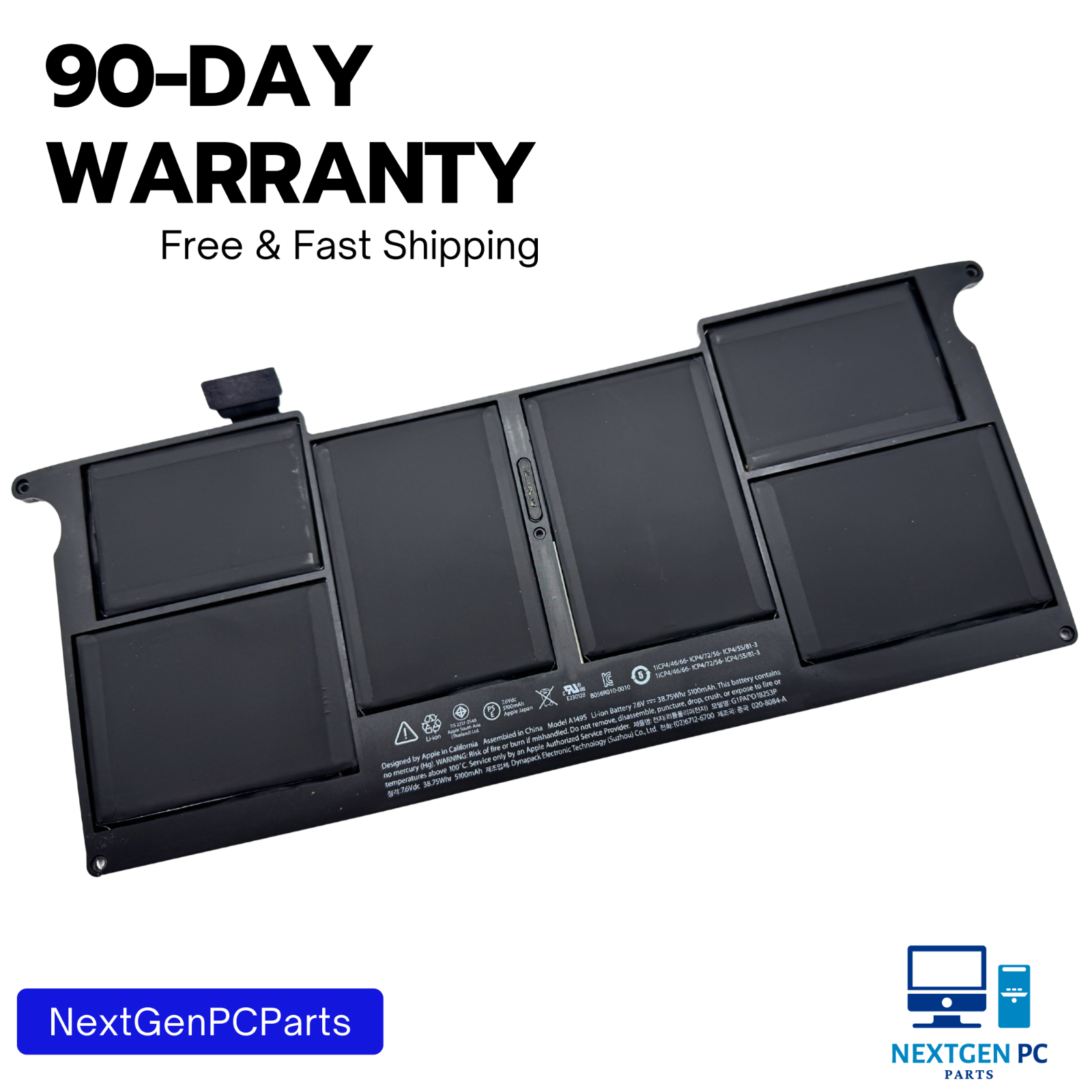 Genuine A1495 A1406 Battery forApple MacBook Air 11'' A1465 A1370 2011 2013-2015
