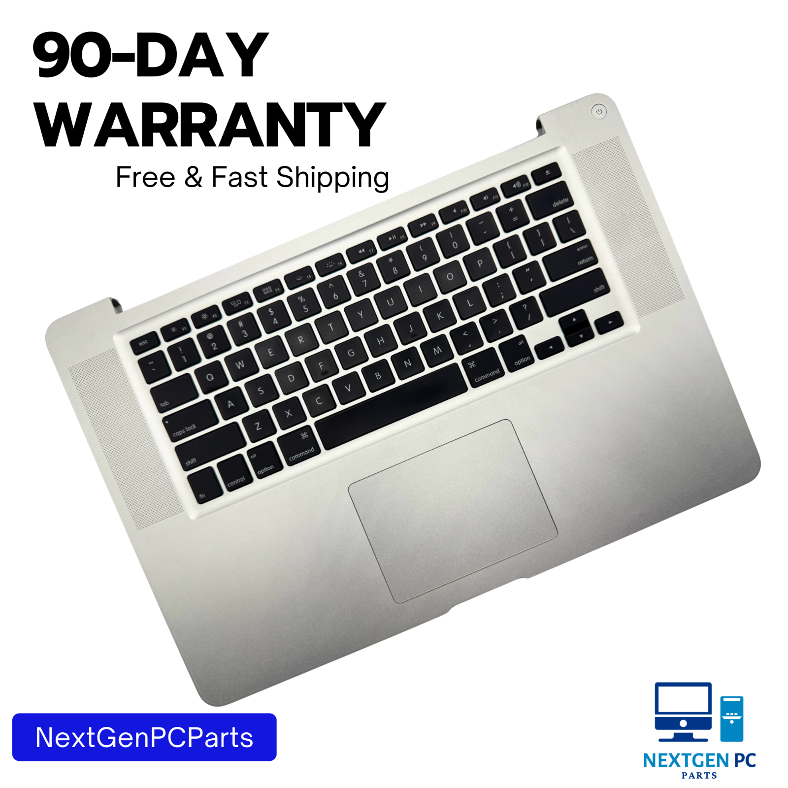 MacBook Pro 15" 2012 A1286 Top Case Palmrest + Keyboard + Touchpad – Tested