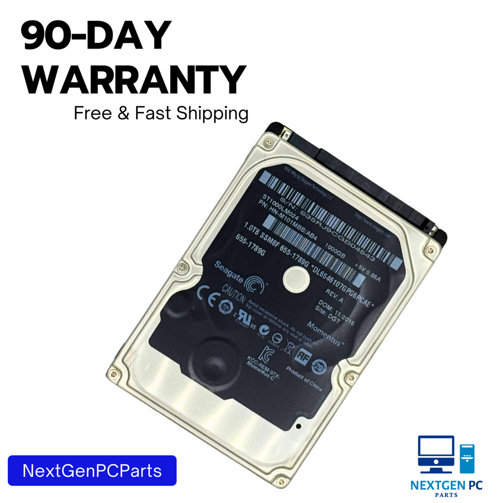 Seagate 1TB 2.5" HDD Momentus ST1000LM024 HN-M101MBB/AB4 655-1789G Tested