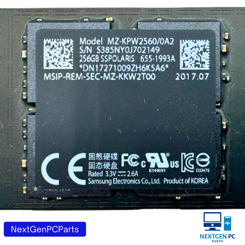 Apple Samsung MZ-KPW2560/0A2 256GB SSD 655-1993A SSPOLARIS – Genuine OEM