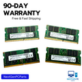 Lot of 4 - Micron 32GB(8 x 4) DDR4 Laptop Memory MTA16ATF2G64HZ-2G6E1 PC4-2400T