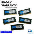 Lot of 5 Crucial 16GB (5x16GB) 80GB DDR4 2400MHz SO-DIMM PC4-2400 CT16G4S24AM