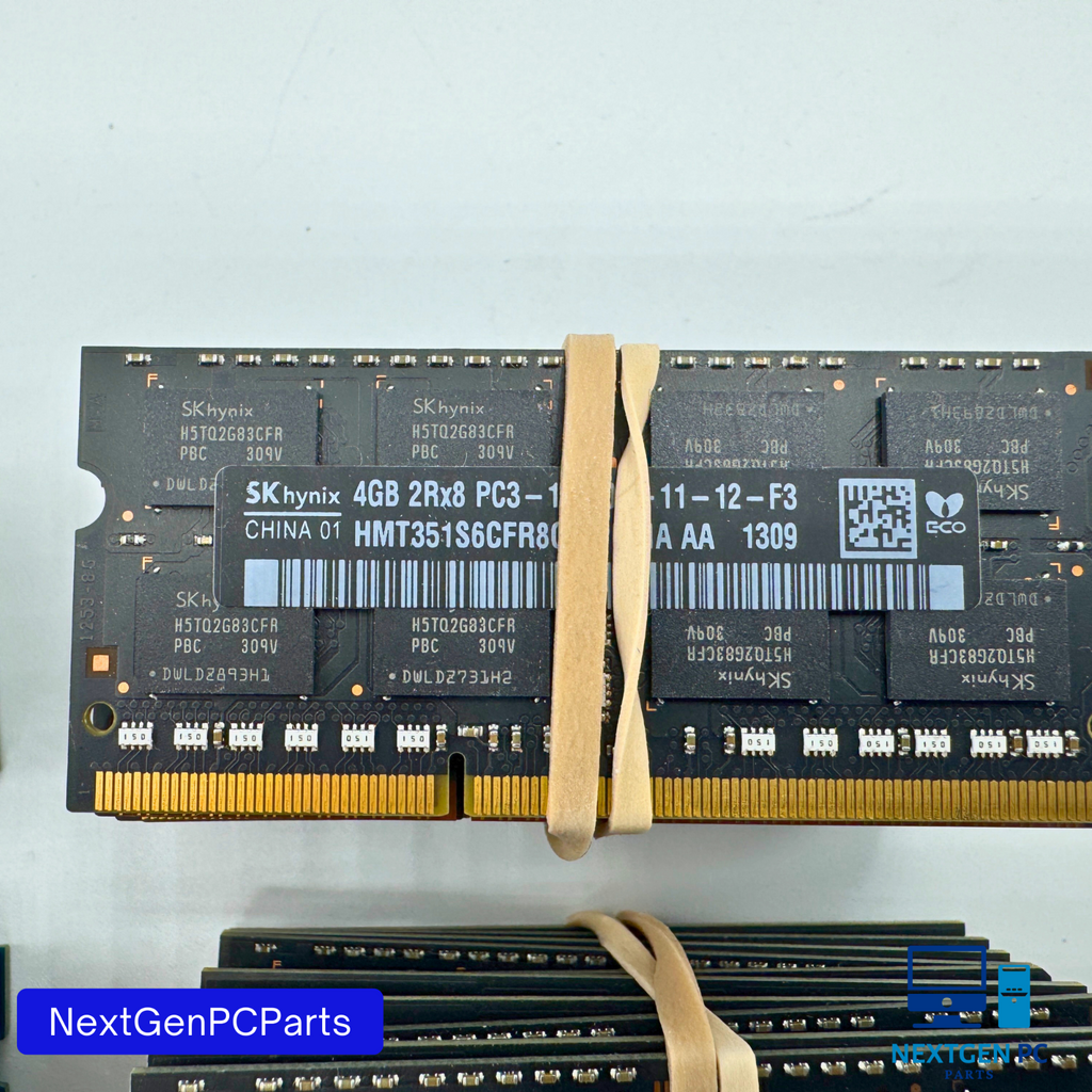 Lot of 50 Mixed 4GB DDR3 SO-DIMM Laptop RAM PC3-8500S 10600S 12800S