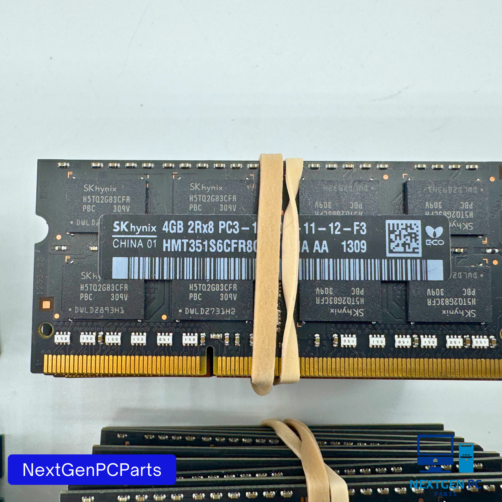 Lot of 50 Mixed 4GB DDR3 SO-DIMM Laptop RAM PC3-8500S 10600S 12800S