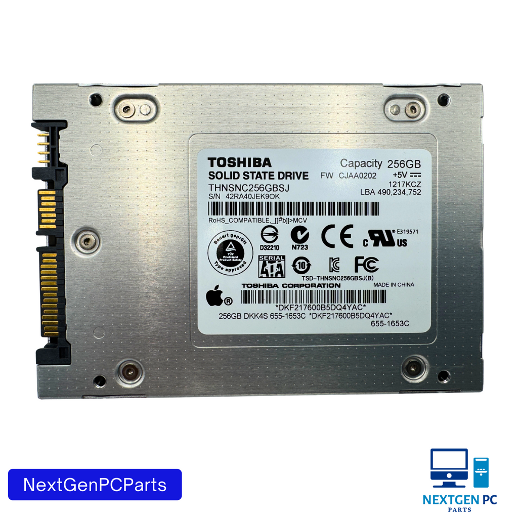 Apple Toshiba 256GB 2.5" SATA III SSD THNSNC256GBSJ 655-1653