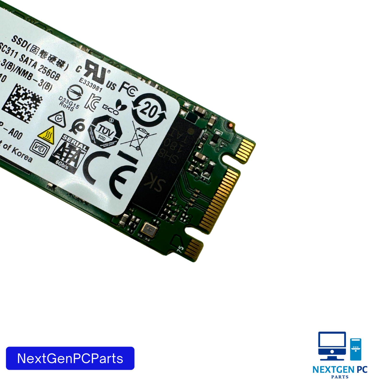 Dell SK Hynix 256GB M.2 2280 SATA SSD HFS256G39TNF-N2A0A SC311 0W90VR