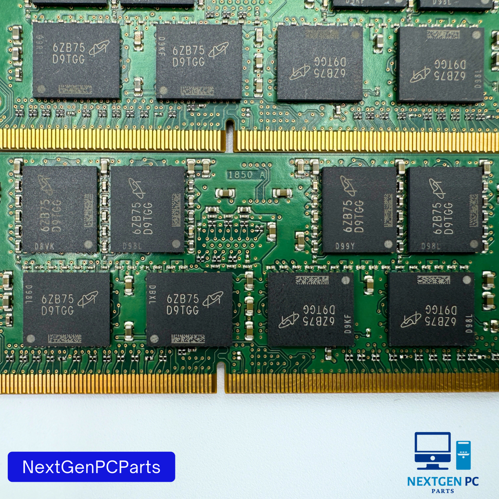 Lot of 6 Micron 8GB DDR4 Laptop RAM 2133 MHz 2rx8 MTA16ATF1G64HZ-2G1B1