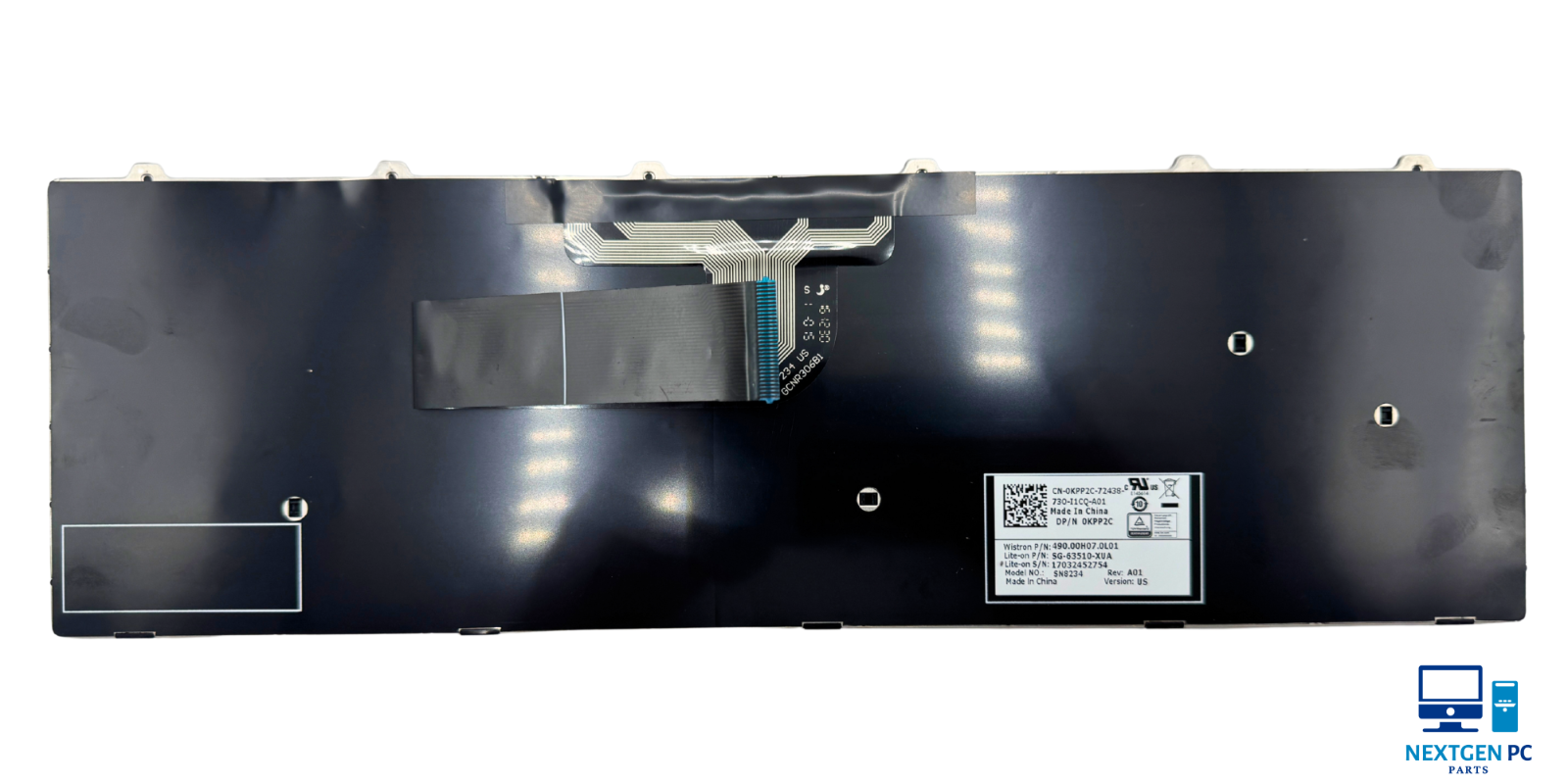 Non-Backlit Keyboard for Dell Latitude 3550 3560 3570 3580 Laptops