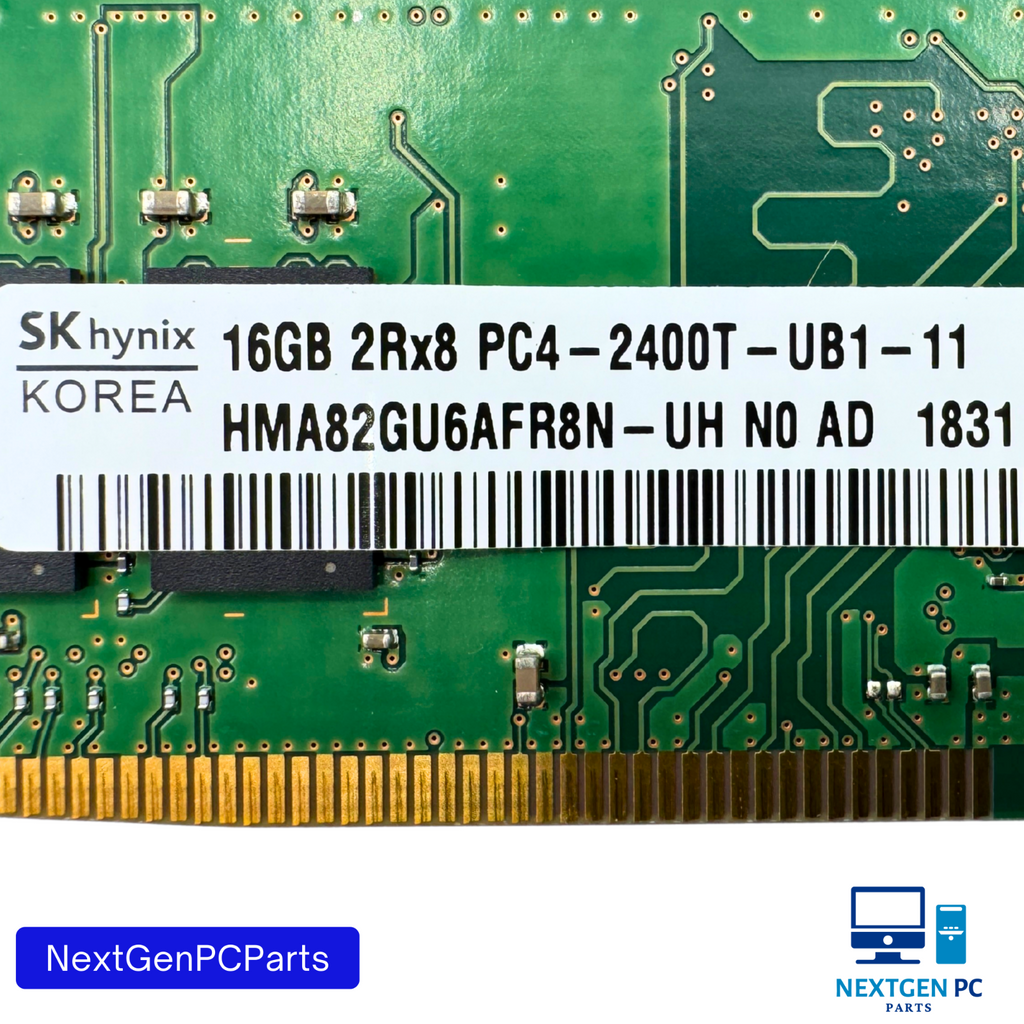 SK Hynix 32GB (2x16GB) 2Rx8 PC4-2400T RAM Memory Kit HMA82GU6AFR8N-UH
