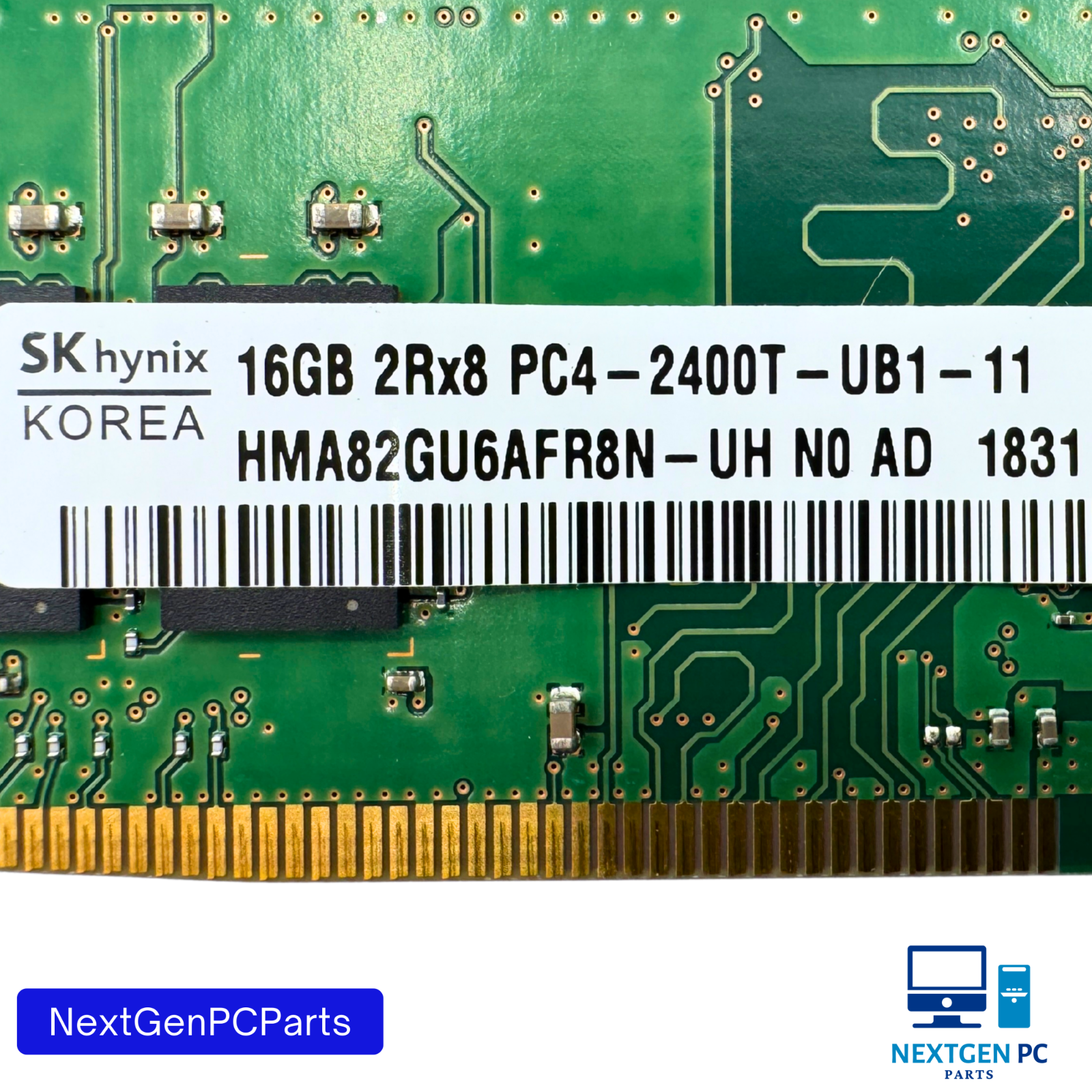 SK Hynix 32GB (2x16GB) 2Rx8 PC4-2400T RAM Memory Kit HMA82GU6AFR8N-UH