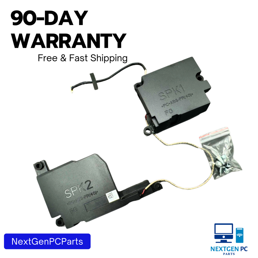 Dell Inspiron 5477 AIO Left + Right Speaker Set 0M0VF7 w/ Screws – Genuine