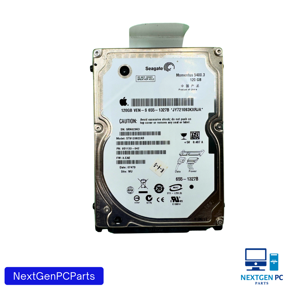 Seagate Momentus 5400.3 120GB 5400 RPM 2.5"  ST9120822AS SATA hard drive