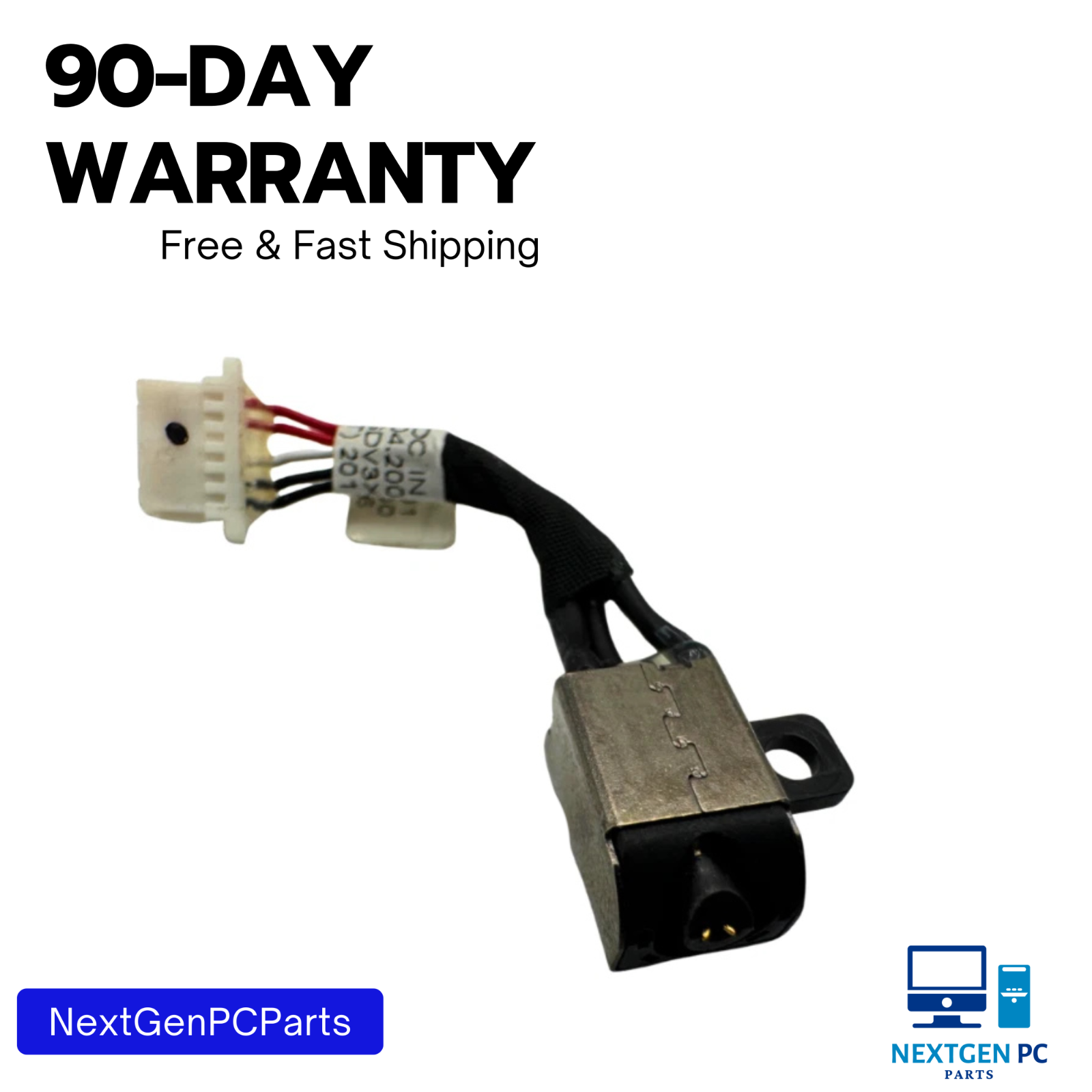 For Dell Inspiron 11 3180 3185 P25T003 DC IN power jack cable charging port