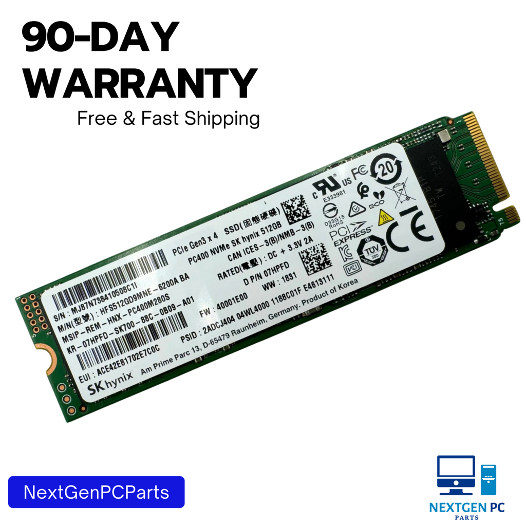 SK Hynix HFS512GD9MNE-6200A PC400 NVMe 512GB SSD PCIe Gen3x4 High Performance