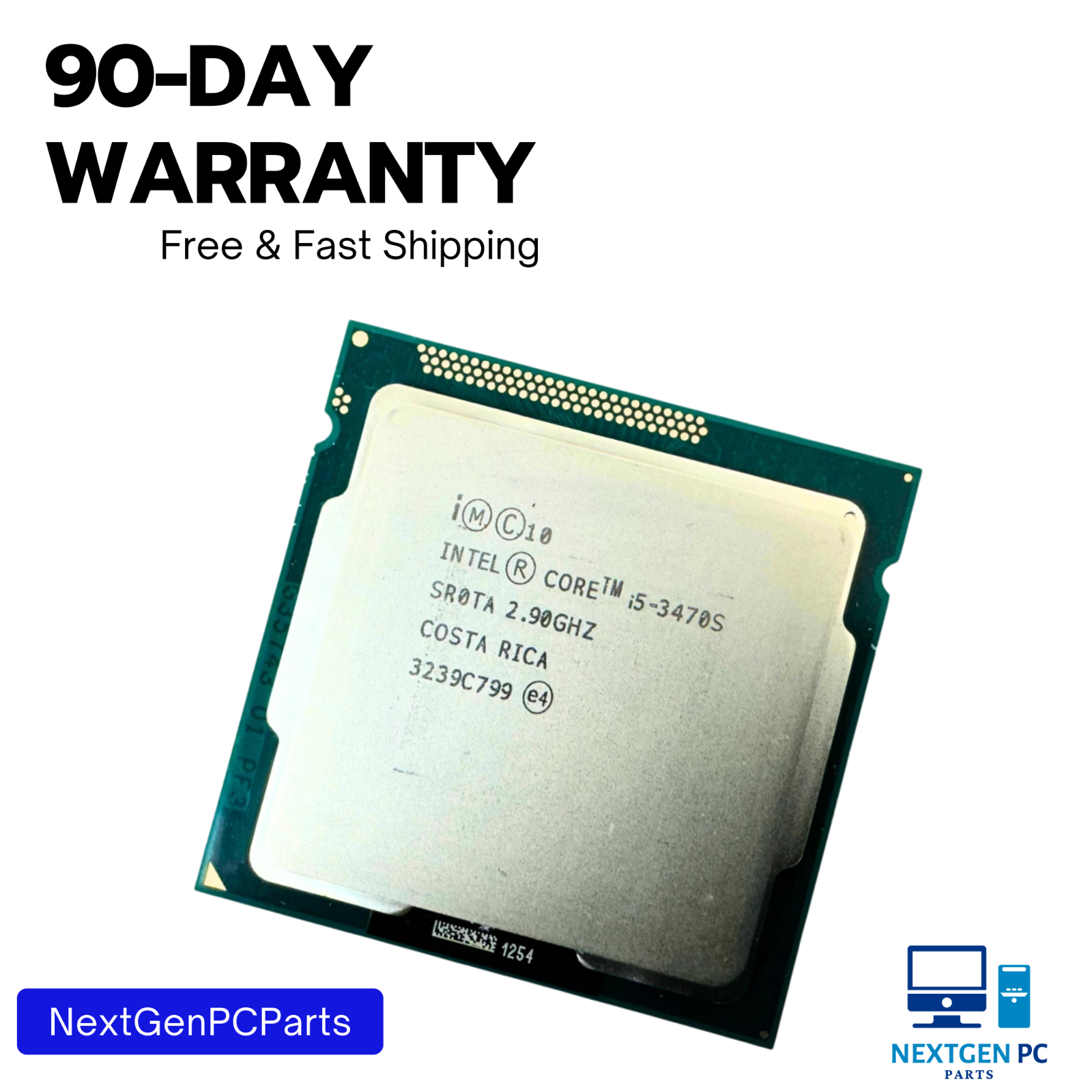 Intel Core i5-3470S SR0TA Quad-Core 2.9GHz 6MB LGA1155 CPU Processor