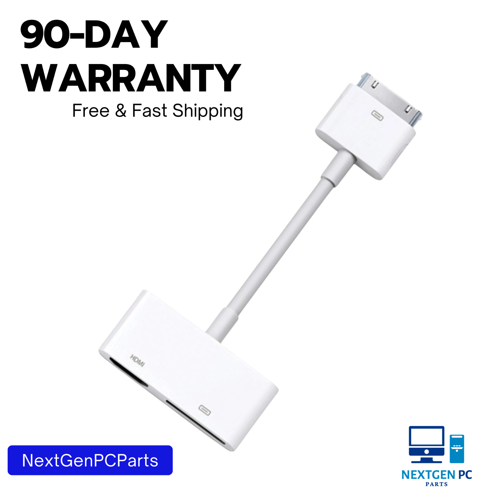 Apple 30-pin Digital AV Adapter to HDMI - A1422-Genuine Apple