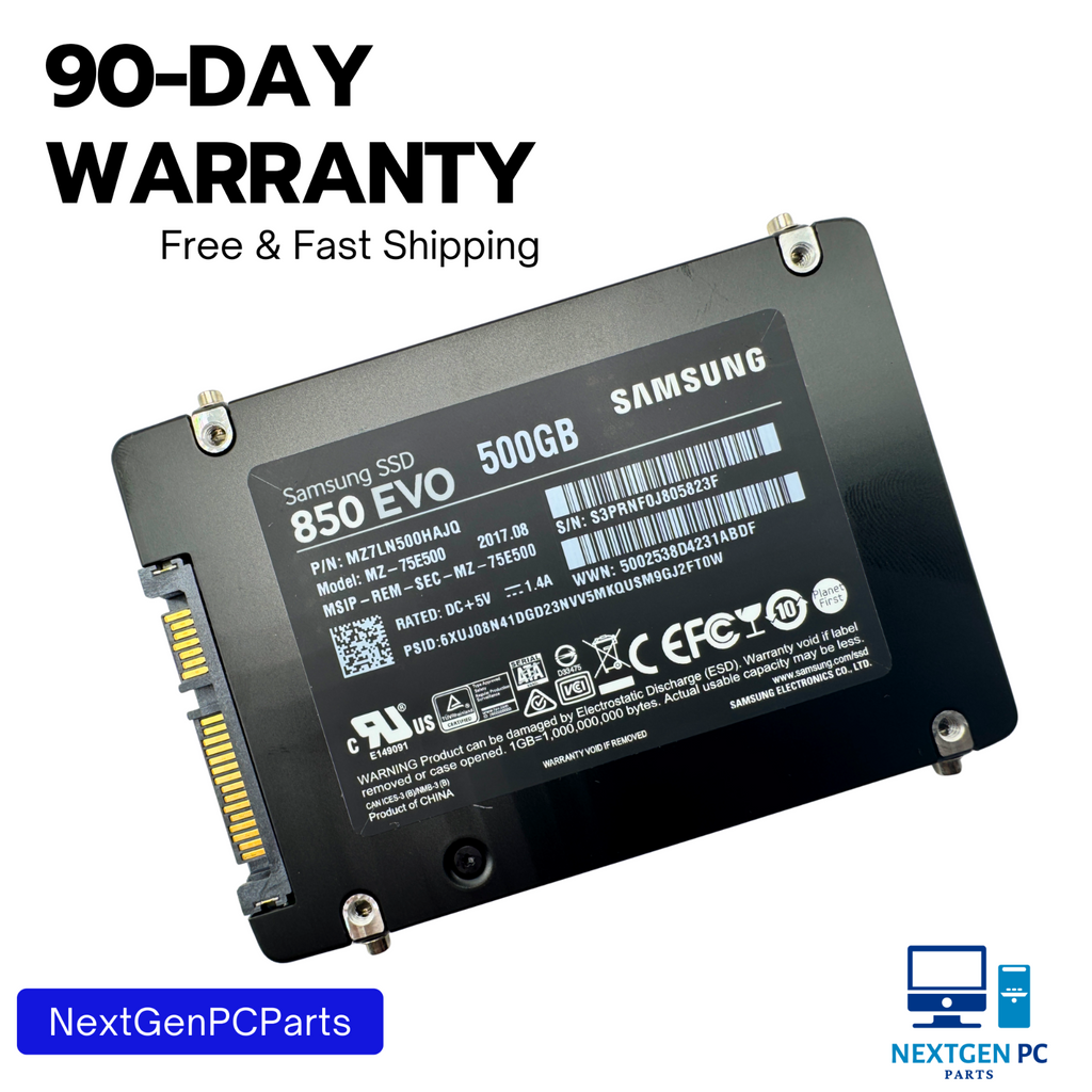 Samsung 850 EVO 500GB SATA 6Gb/s 2.5" SSD MZ7LN500 / MZ-75E500