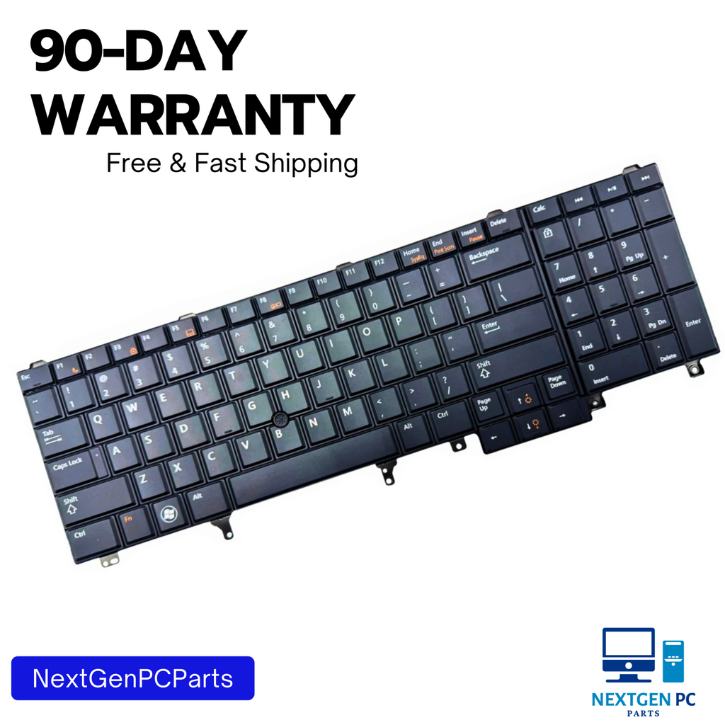 Dell Latitude E6520 E6530 E6540 E5520 E5530 Precision M6800 Laptop Keyboard US